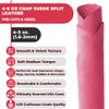 ELW Chap Splits Suede Leather 4-5 oz (1.6-2mm) - Pre-Cut Pink 2-4 SQ FT 2 PCS | USA Made AB Grade Full Grain Leather Sheet, Soft Leather Hide for DIY, Craft, Car Upholstery, Garments, Furniture view 3