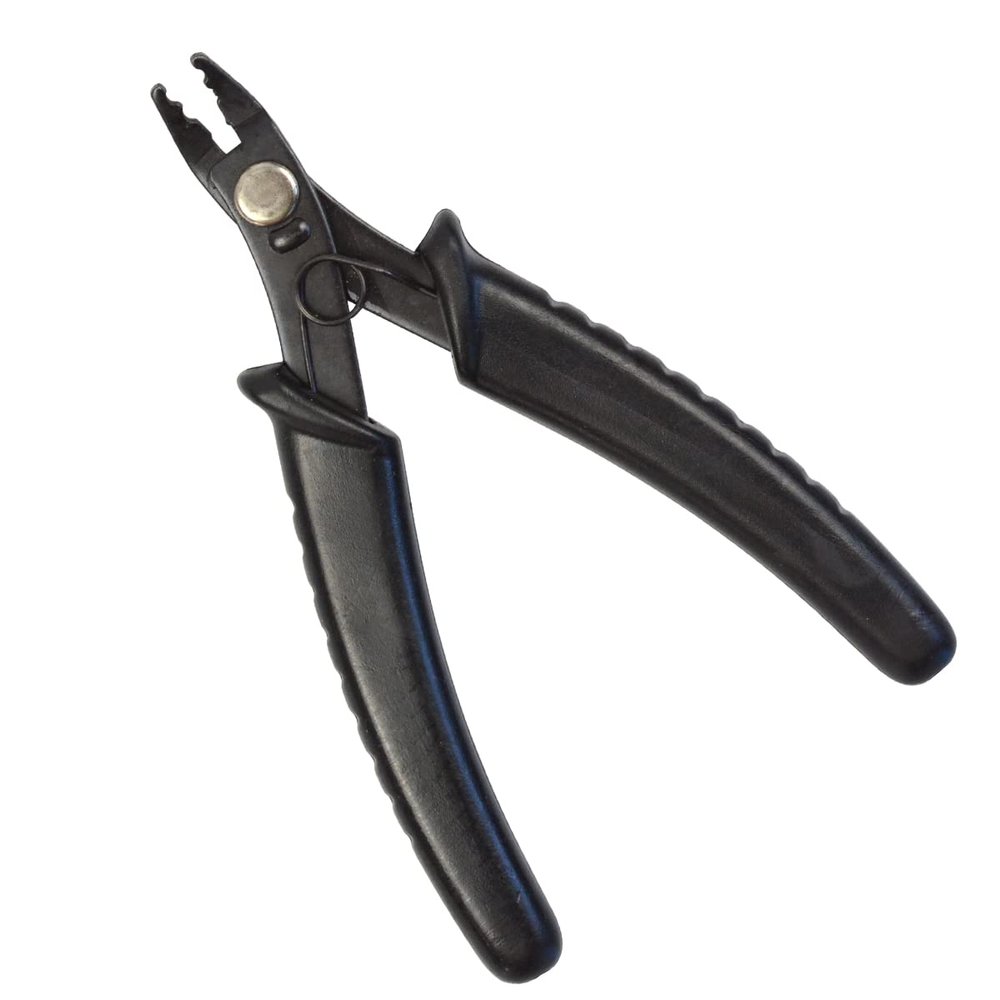Bead Crimping Pliers Jewelry Crimper Tool Hair Extensions Pliers for Jewelry Making, DIY CraftsA