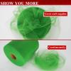 Emerald Green Tulle Fabric Rolls 6 Inch by 200 Yards (600 feet) Fabric Spool Tulle Ribbon for DIY Green Tutu Christmas Gift Wrapping Baby Shower Birthday Party Wedding Decorations Craft Supplies view 4