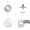 WhisperDream 28mm Rotary Cutter Blades - 10 Pack Replacement Blades - Sharper Cutter for Sewing, Quilting, Fabric and Crafts (Trefoil Hole-28mm) view 3