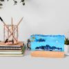 Voaesdk Rectangle Resin Silicone Molds Mountain Sea Light Cube Resina Moulds with USB Wooden Lamp Base for Paperweight,Marine Theme,Preserved Flower,DIY Craft view 3