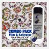Hydrographic Film Tattoo Spades Sticker Bomb Activator Combo 6oz dip wizard Hydro dip Dipping view 1