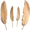 Zamihalaa 10-100-500pcsSilver goldenGoose/Duck/Turkey Feather for Needlework DIY Pheasant Pluma Wedding Decor Dream Catchers Craft Wedding - 15-20cm -1-100PCS view 2
