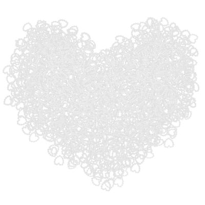 1000PCS Pearl Beads, 11mm Heart Shaped Loose Beads White Heart Crafts Charm Pearls Jewelry Making Supplies for Necklace Bracelet Earring Jewelry Making