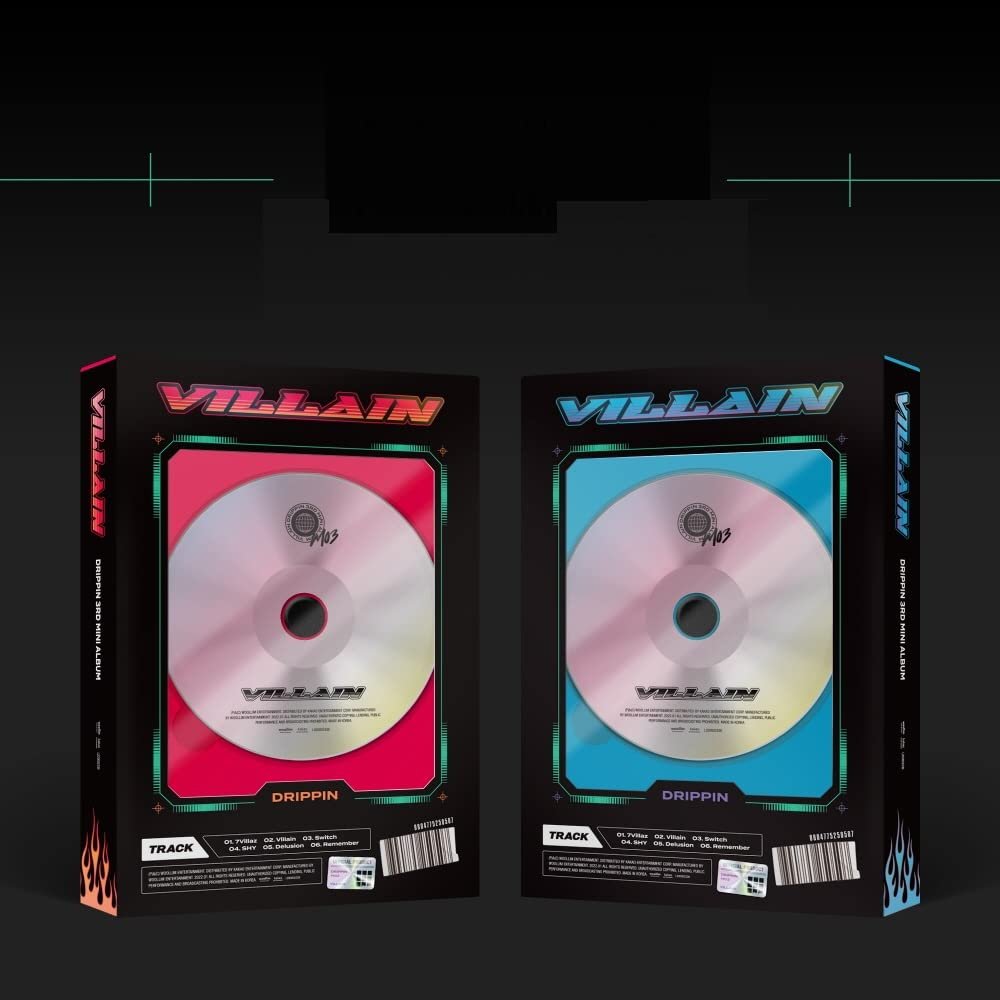 DRIPPIN - Villain (3rd Mini Album) (Random ver. (+1 Folded Poster))