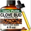 100% Pure Clove Oil - 4 Fl Oz Clove Essential Oil for Hair, Skin, Diffuser, Aromatherapy & DIY Soap Making Scent view 1