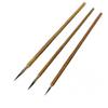 Froiny 3pcs Chinese Art Painting Brush Weasel Hair Hook Line Pen Art Drawing Brushes Supplies Watercolor Paint Brush Supplies (3 Size) view 1