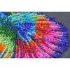 Bead Embroidery Kit Betta Fish Dancing Rainbow Beaded Stitching Heedlepoint Handcraft DIY view 4