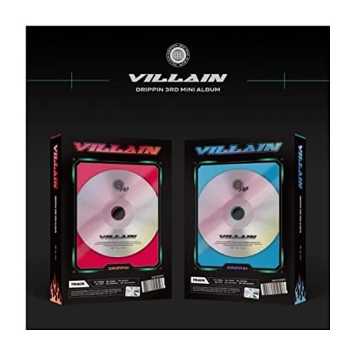 DRIPPIN Villain 3rd Mini Album Contents+Poster+Tracking Kpop Sealed (B)