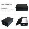 novelinks Photo Case 4" x 6" Photo Storage Box, 10 Inner Picture Storage Containers & Photo Organizer Cases, Portable Photo Craft Keeper for Photos, Crafts, Cards (Black, 2 Pack) view 2