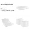 novelinks Photo Case 4" x 6" Photo Storage Box, 10 Inner Picture Storage Containers & Photo Organizer Cases, Portable Photo Craft Keeper for Photos, Crafts, Cards (Black, 2 Pack) view 3