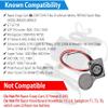 GLDYTIMES 3 Wire 3-Pin XLR Charging Port Cable for E-Bike, E-Scooter, Mobility, Wheelchair, Drive Medical XLR Female Jack Connector Adapter Currie BA-071-7 XLR Cable with Waterproof Cover view 2