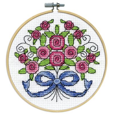 Counted Cross Stitch Roses
