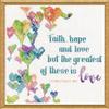 Counted Cross Stitch Faith Hope view 1