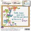 Counted Cross Stitch Faith Hope view 2