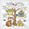 Design Works Crafts, Baby's Forest Counted Cross Stitch Kit view 1
