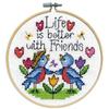 Design Works Crafts Friends Counted Cross Stitch Kit view 1