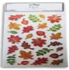 Fall Autumn Harvest Leaves Stickers - Foil Adhesive Decals for Crafts & Scrapbooks - 26 Pieces view 1