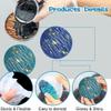 Rolin Roly Resin Round Tray Mold Wave Silicone Coaster Mould Jewelry Holder Epoxy Molds Cup Mat Casting Moulds for Making Crafts Such as Cup mat, Tea Tray, Fruit Plate, Home Ornament view 3