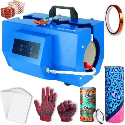 Tumbler Heat Press,Tumbler Press, for 10-32oz Straight Sublimation Tumblers Mug Glass,Mug PressSublimation Straight Tumblers Bottles Glass Ceramic Tumblers No GhostingEasy to Usefor DIY Gifts