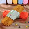 3-Pack Baby Alpaca Wool Blend Yarn Worsted Weight Fashion Collection Art Crafts Crochet and Knitting Sunny Cat Premium Brand (Spring Green) view 2