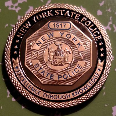 New York State Highway Patrol Police Department Challenge Art Coin