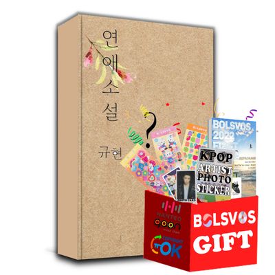Kyuhyun - Love Story (4 Season Project ) [Story Ver.] (4th Mini Album) Album+BolsVos K-POP eBook (21p),3EA BolsVos Stickers for Toploader, Photocards