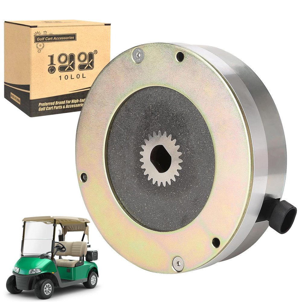 10L0L 48V Golf Cart Motor Brake for EZGO RXV 20082011, Replacement for OEM #610065, 605867 Compatible with Danaher Speed Controller, High Performance Electric Motor Brake, Easy Installation