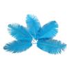 Zamihalaa 10-200pcs/lot Lake Blue Fluffy Ostrich Feather 15-70cm DIY Jewelry Feathers for Crafts Making&Wedding Partys Decoration Plumas - 55-60cm 22-24inch - 10PCS view 3