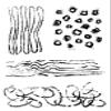 CREATIVE EXPRESSIONS Clear Stamp 4X6 TXTR Patch, Transparent view 1