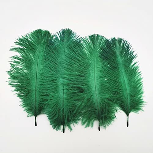 Zamihalaa 100-1000Pcs/lotOstrich Feather 15-20CM DIY Feathers for Crafts Decoration Plumas Jewelry Making Wedding Plumes D30