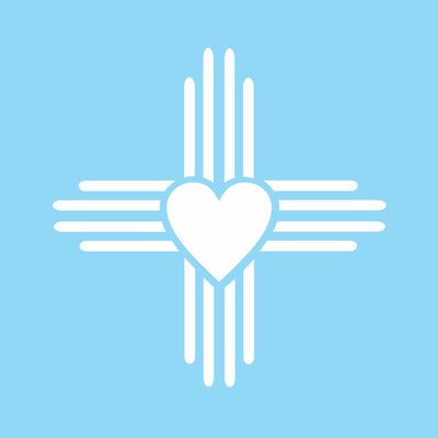 Zia Heart Sun Stencil Desert Southwest New Mexico Flag Native Light DIY Signs Joanie (9 inch Tall)