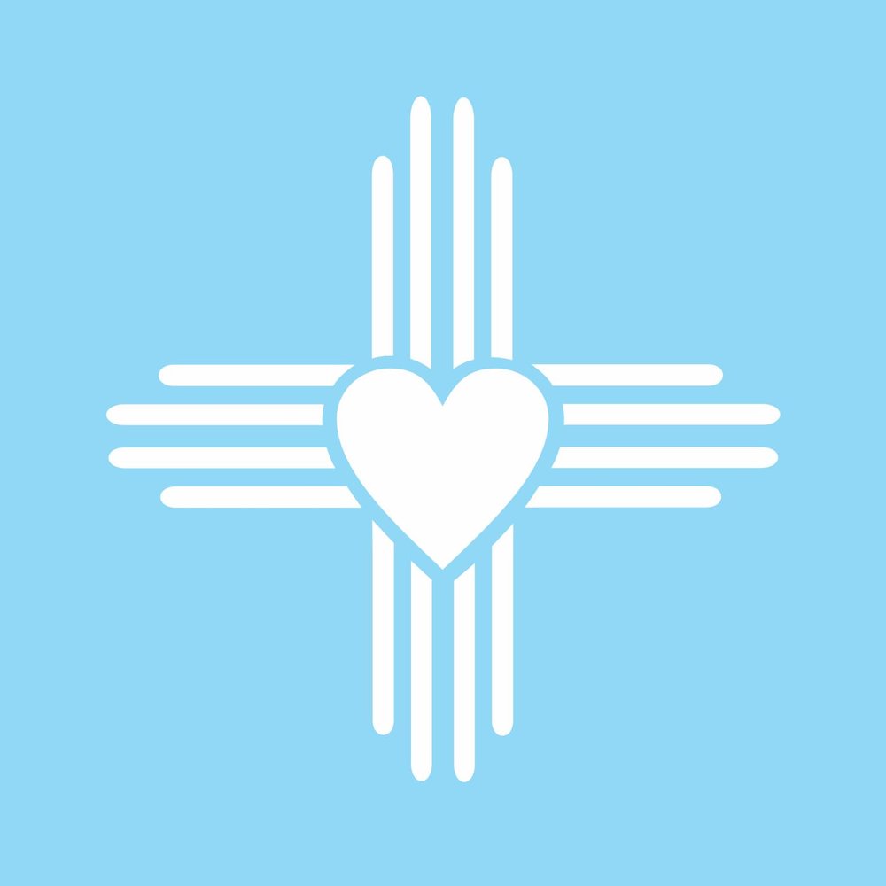 Zia Heart Sun Stencil Desert Southwest New Mexico Flag Native Light DIY Signs Joanie (9 inch Tall)