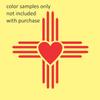 Zia Heart Sun Stencil Desert Southwest New Mexico Flag Native Light DIY Signs Joanie (9 inch Tall) view 3