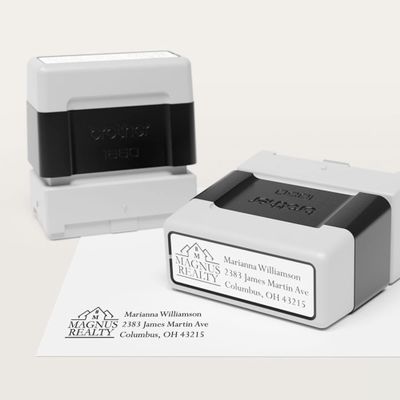 Custom Customized Rubber Stamps (Med: 0.71" x 1.97")