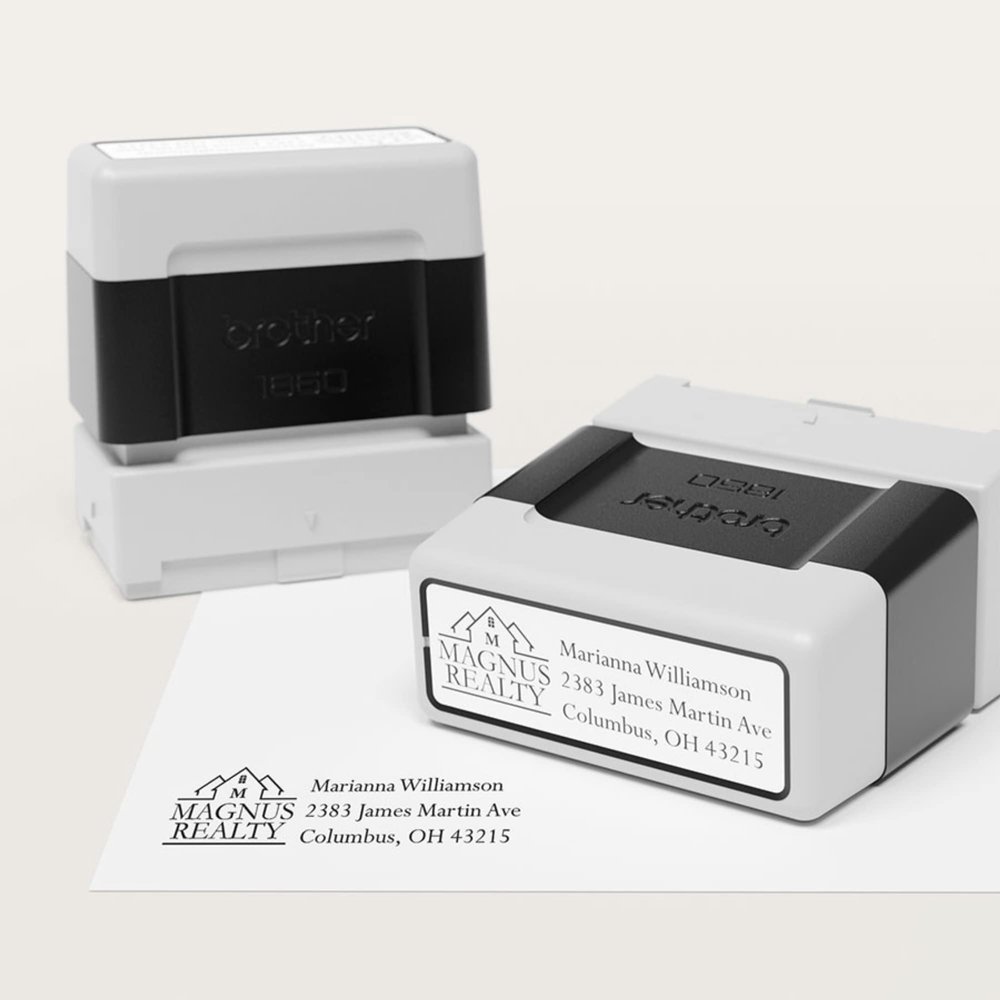 Custom Customized Rubber Stamps (Med: 0.71" x 1.97")