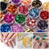 Mingjieus Gold Foil Flakes - 24 Color Metallic Gilding Flakes for Resin, Nails, Painting, Crafts view 3