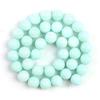 HZLXF1 Natural Gem Angelite Stone Beads Smooth Round Loose Spacer Beads for Jewelry Making DIY Bracelet Perles 15" 4/6/8/10/12mm (Item Diameter : 6mm 61pcs Beads) view 4
