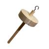 1PC Spinning hammer DIY wool ply pet scarf weaving commemorative solid wood twister (A) view 2