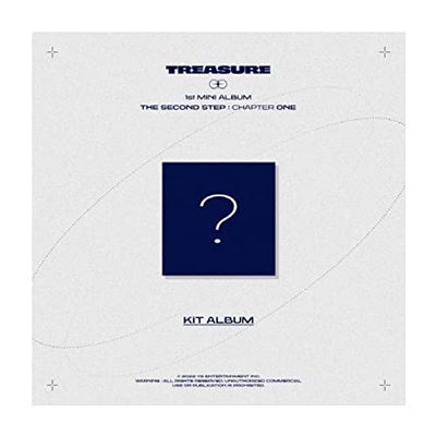 Treasure The Second Step : Chapter One 1st Mini Album Kit Version Air-Kit+1p Title Card+Lyrics PhotoCard Set+2p Selfie PhotoCard+13p Puzzle Set+Tracking Kpop Sealed