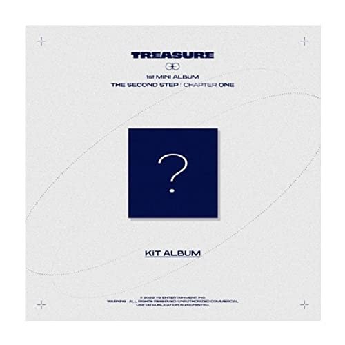 Treasure The Second Step : Chapter One 1st Mini Album Kit Version Air-Kit+1p Title Card+Lyrics PhotoCard Set+2p Selfie PhotoCard+13p Puzzle Set+Tracking Kpop Sealed
