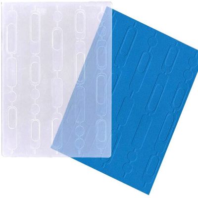 Birthday Flags Embossing Folders for Card Making, 5.7 4.2 Inch Triangle Banner Plastic Embossing Folders Holiday Template Stencil Craft Card Embossing Folder for DIY Scrapbooking