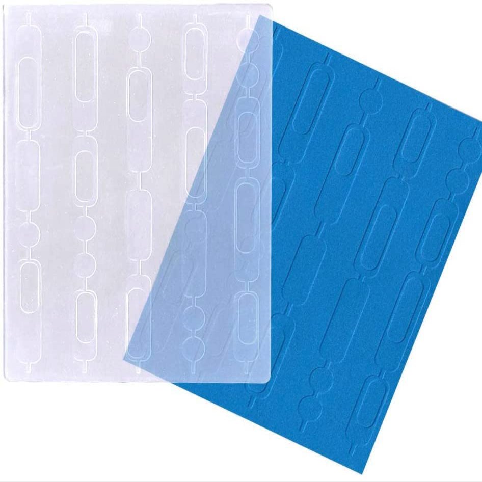 Birthday Flags Embossing Folders for Card Making, 5.7 4.2 Inch Triangle Banner Plastic Embossing Folders Holiday Template Stencil Craft Card Embossing Folder for DIY Scrapbooking