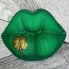 Puckered Lips Plastic Mold, Bath Bomb, soap, Lip, Resin, Candy, Chocolate, Wax, Kiss Mold (2") view 2