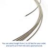 17 Gauge, Round, Dead Soft, 925 Sterling Silver Wire - 4 FT - for Jewelry Art from WIZART view 3