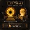 nezababy Star-Gate Light Tunnel Mirror LED Infinity Mirror Sculpture Model, 3D Time Tunnel Fantastic Universe Gaming Collectible Cosplay Prop for Home Desktop Decor view 2