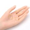 100pcs Adabele Tarnish Resistant 18K Yellow Gold Plated Square Rectangle Beading Hoop Link 20mm Open Back Bezel Frame Earring Findings for DIY Craft Jewelry Making BF73-3 view 2