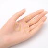 100pcs Adabele Tarnish Resistant 18K Yellow Gold Plated Square Rectangle Beading Hoop Link 20mm Open Back Bezel Frame Earring Findings for DIY Craft Jewelry Making BF73-3 view 4