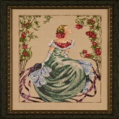 Complete Cross Stitch Materials with Linen MD93 Lady of The Mist by Mirabilia