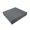 FoamRush 4" x 16" x 16" Custom Indoor/Outdoor Seat Cushion, Patio Bench Cushion, Window Seat Cushion, Chair Pad, Sofa Couch Cushion, Made in USA, High Density Foam Insert w/Canvas Dark Gray Cover view 1